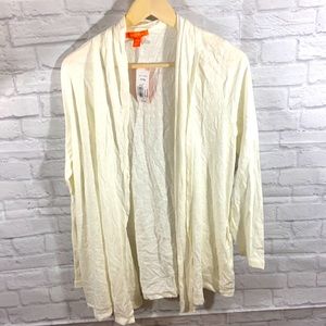 Cotton cream cardigan